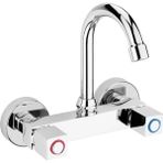 Truva Hayal Dönerli Krom Lavabo Bataryası