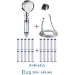 TRUVA Su Tasarruflu Kireç Önleyici Özellikli Avantajlı Duş Seti Takımı