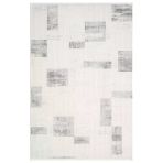 Truva Tv035g Krem Rengi Halı Gri Geometrik Detaylı Akrilik Yumuşak Modern Salon Halısı 100 X 200 Krem-Grı