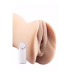 TruvaShop 17 Cm Realistik Titreşimli 2 Işlevli Büyük Boy Yapay Suni Vajina Ve Anüs Mastürbatör