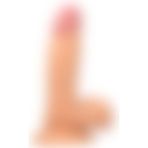 Truvashop 19 Cm Tam Realistik Real Güçlü Vantuzlu Dildo Penis