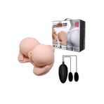 TruvaShop 2 Işlevli Titreşimli Tam Realistik Bayan Kalça Anüs