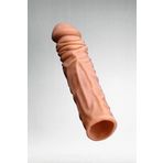 Truvashop 4 Cm Uzatmalı Özel Tasarım Damarlı Penis Kılıfı