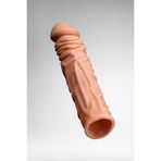 TruvaShop Özel Tasarım Penis Kılıfı 4cm Uzatmalı Damarlı