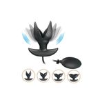 TruvaShop Titreşimli Anal Plug Manson Şişirilebilir Anal Tıkaç Silikon