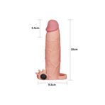 TruvaShop Titreşimli Uzatmalı Penis Kılıfı