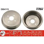 TRW DB4115 Fren Kampanasi 4243112130 4243112180 4243120250