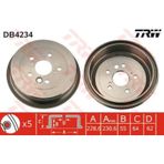 Trw Db4234 Fren Kampanası Arka Rav4 I 2.0 16v Cabrio 2.0 16v 94-00 Rav4 Iı 1.8 Vvtı 2.0 D-4d 4wd 2.0 Vvtı 4wd 4243142010