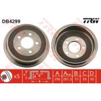 TRW DB4299 Fren Kampanası Polo V 09- Polo IV 01- Fox 05- / A2 00- / Cordoba 02- Ibiza IV 01- Fabia I 99- Fren Ekipmanları 38003600