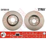 Trw Df6010 Ön Fren Diski Mini Cooper-Öne-Cooper S-Öne D-Works-Cabriolet Cooper 34116774986