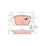 TRW Fiat Fren Balatası Arka Stilo Tum Modeller 01> Bravo Linea 1,4 1,4t Jet 1.6 1,9d Mtj 07> Multıpla