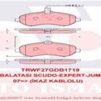 TRW GDB1719 Fren Balatası Ön Fişli Scudo 07- / Expert II 07- / Jumpy II 07- / Proace I 13-