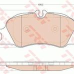 TRW GDB1990 Fren Balatası Ön 911 05- Boxster 12- Cayman 13-