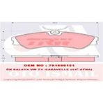 TRW GDB862 Fren Balatası Ön Transporter T4 90-03 14 Jant 130 Mm-54,5 Mm-19 Mm