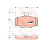 Trw Nissan Primera P11 1996-2002 1.6I-2.0I- Arka Balata Marka