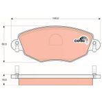 TRW ON FREN BALATASI MONDEO 3 2000-2007 JAGUAR 10 TYPE 2004-2009 ME1S7J2K021AC 1S712K021AC CS217129