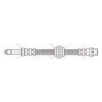 TRW PHB426 Fren Hortumu Ön Bmw Z4 03- 3 98-