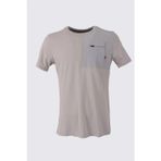 TS Club TSHİRT BİSİKLET YAKA SOL GÖĞÜS KARE DESEN BASKILI