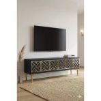 Tsa1238ag Arex Tv Sehpası Antrasit-Gold 120Cm