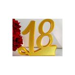 TSC 11CM 18 YAŞ Doğumgünü 15 cm Dekoratif Biblo – Hediyelik Modern Tasarım Model