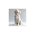 TSC 15CM Golden Retriever Biblosu Dekoratif Heykel – Modern Ev İç Mimari Aksesuar