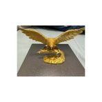 TSC 17CM Kartal Figürü Modern Dekor – Ofis Masası İçin Güçlü Sembol Biblo Gold Renk