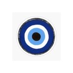 TSC 18cm Nazar Boncuğu Sticker Araba Duvar Yapıştırma Etiket Renkli, EYMSS38