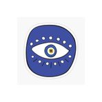 TSC 18cm Nazar Boncuğu Sticker Araba Duvar Yapıştırma Etiket Renkli, EYMSS50