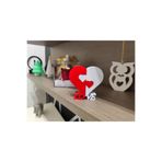 TSC 2 Parça Kalp Love Sevgiliye Hediyelik Eşya 12CM, HEDİYELİKOBJE9