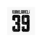 TSC 39 Kırklareli Sticker Oto Etiket 17cm Renkli, EYMSS89