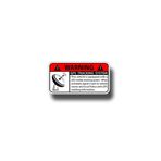 TSC 4 Adet GPS Tracing Takip Etiketi Uyarı Yapıştırması 10cm, etiketzz-6, RENKLİ