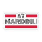 Tsc 47 Mardinli Plaka Araba Sticker Yapıştırması 20 cm - Çok Renkli - 17CM