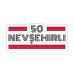 Tsc 50 Nevşehirli Plaka Araba Sticker Yapıştırması 20 cm - Çok Renkli - 17CM