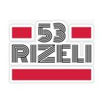 Tsc 53 Rizeli Plaka Araba Sticker Yapıştırması 20 cm - Çok Renkli - 17CM