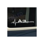 TSC A3 Kelebek Cam Audi Oto Araba Sticker Çok Renkli, RENK-A-3