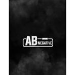 TSC Ab - Negatif Kan Grubu Araba Motorsiklet Etiket Sticker 14CM Beyaz Renk - Çok Renkli - 17CM
