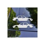 TSC Accord Sedan CB7 Kelebek Cam Oto Sticker 17 CM Renkli 2 Adet, 8587T-39