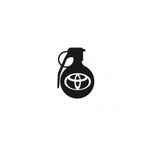 TSC Araba Komik El Bombası Sticker Yapıştırma Çok Renkli, Z770