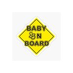 TSC Arabada Bebek Var Baby On Board Sticker Etiket 19CM Renkli, EYMSS136