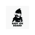 TSC Arabada Bebek Var Baby On Board Sticker Etiket 19CM Renkli, EYMSS137