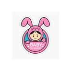 TSC Arabada Bebek Var Baby On Board Sticker Yapıştırma 19CM Renkli, EYMSS157