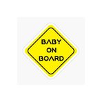 TSC Arabada Bebek Var Uyarı Sticker Oto Etiket 18cm RENKLİ, EYMSS432