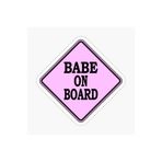 TSC Arabada Bebek Var Uyarı Sticker Oto Etiket 18cm Renkli, EYMSS438