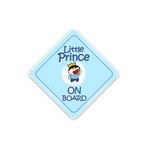 TSC Arabada Prens Var Arabada Bebek Var Sticker Etiket 18cm Çok Renkli, RENK27K22