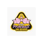 TSC Arabada Prenses Bebek Var Sticker Oto Etiket 18cm Renkli, EYMSS212