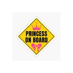 TSC Arabada Prenses Bebek Var Sticker Oto Etiket 18cm Renkli, EYMSS213