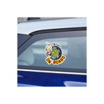 TSC Arabada Sevimli Bebek Var Sticker Yapıştırma 2 Adet 10cm Renkli, tscledxz26