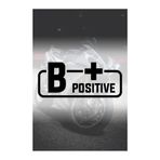 TSC B+ Pozitif Kan Grubu Sticker Siyah Renk 14CM, 31agusx44