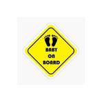 TSC Baby On Board Arabada Bebek Var Araç Sticker Etiket 19CM Renkli, EYMSS263