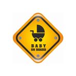 TSC Baby On Board Arabada Bebek Var Oto Sticker 19cm Çok Renkli, 31agusx45